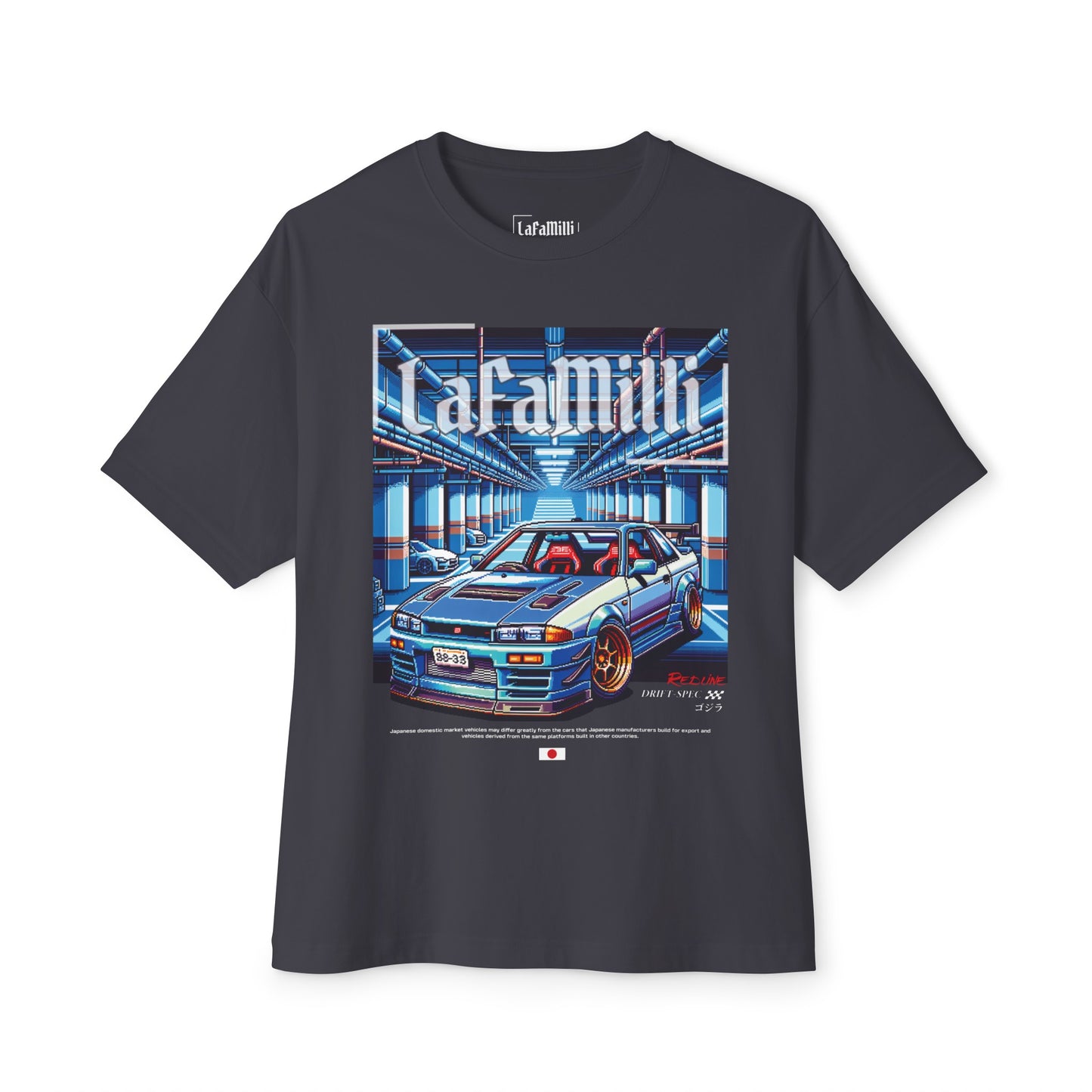 Oversized Boxy JDM T-shirt - LaFaMilli