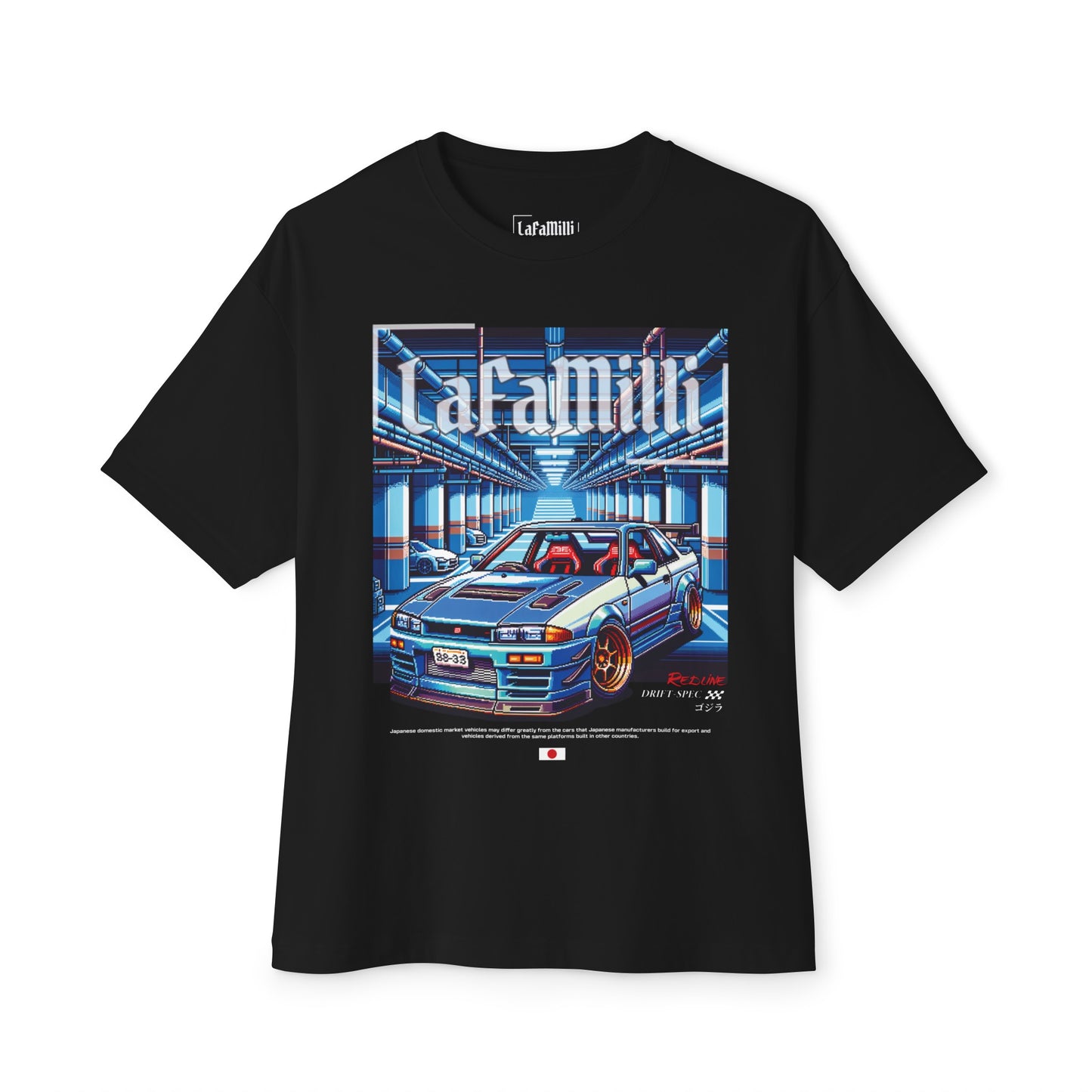 Oversized Boxy JDM T-shirt - LaFaMilli