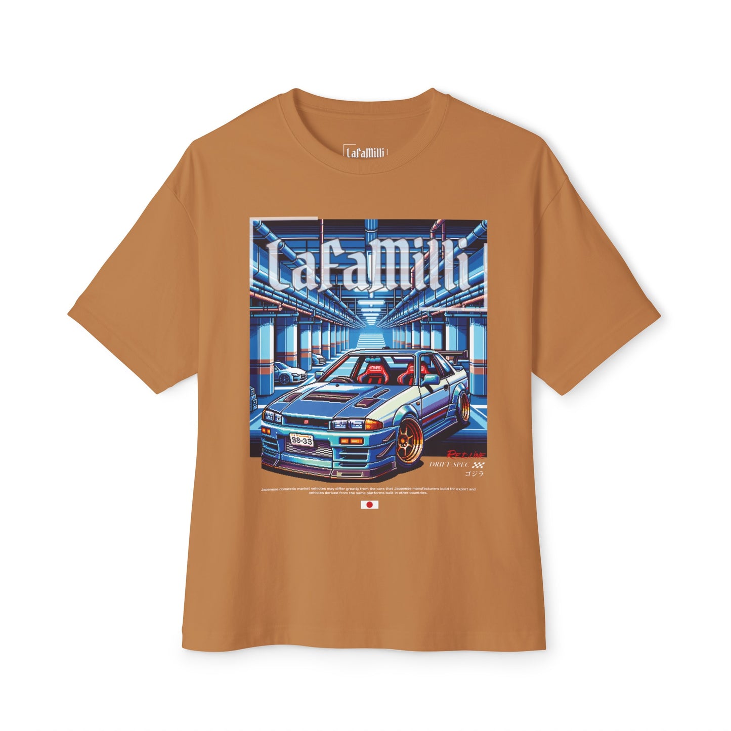 Oversized Boxy JDM T-shirt - LaFaMilli