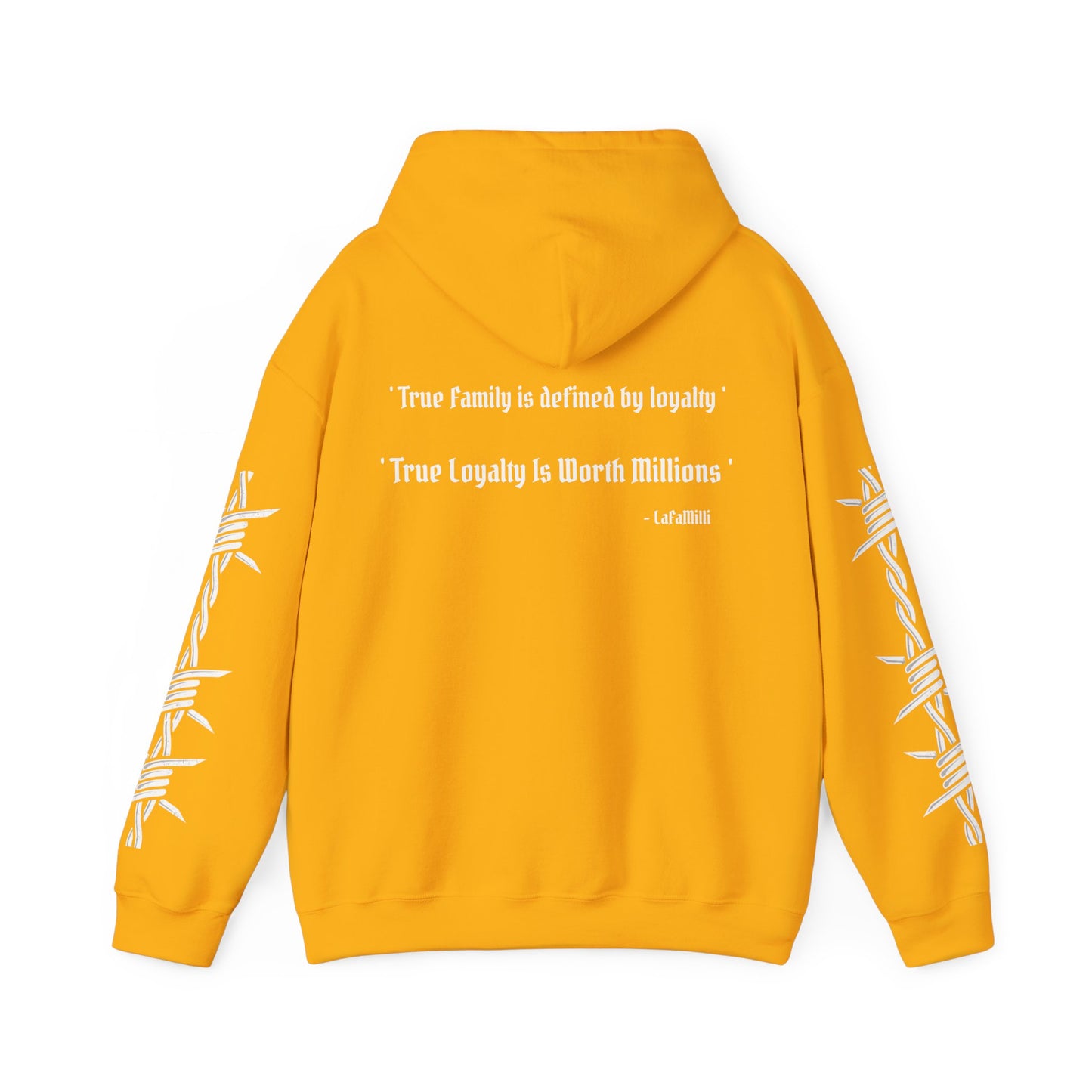 LaFaMilli Gothic Hoodie - ' True Loyalty Is Worth Millions '
