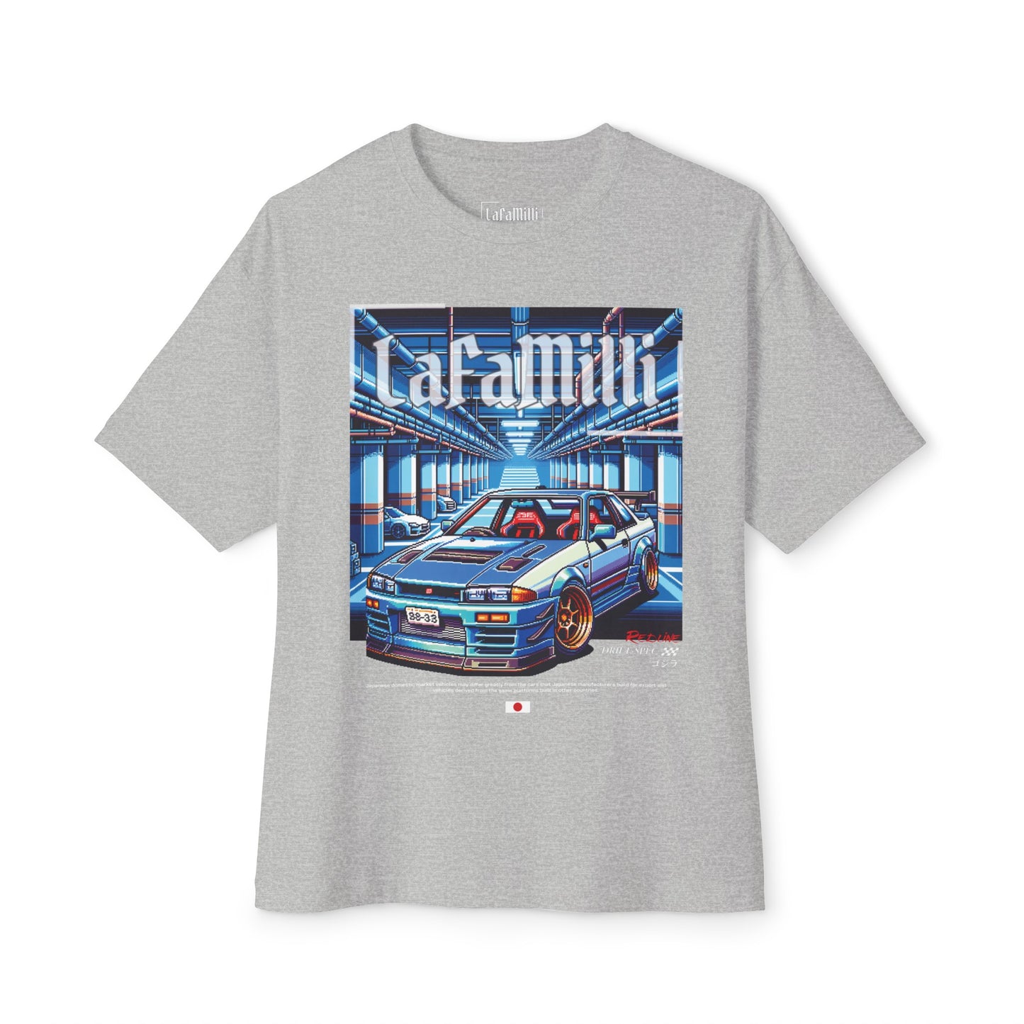 Oversized Boxy JDM T-shirt - LaFaMilli