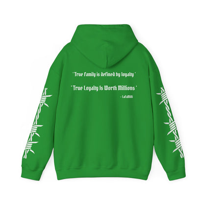 LaFaMilli Gothic Hoodie - ' True Loyalty Is Worth Millions '