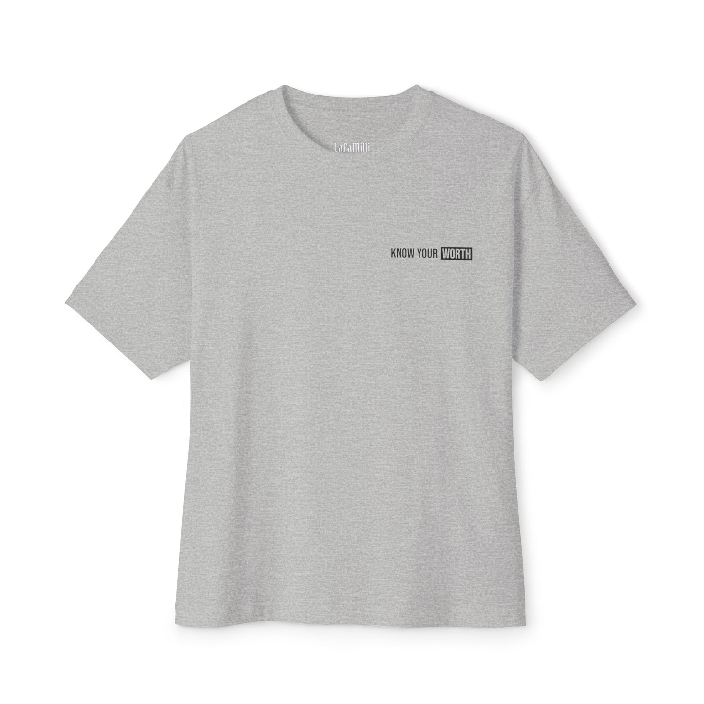 Know your worth - Boxy Tee
