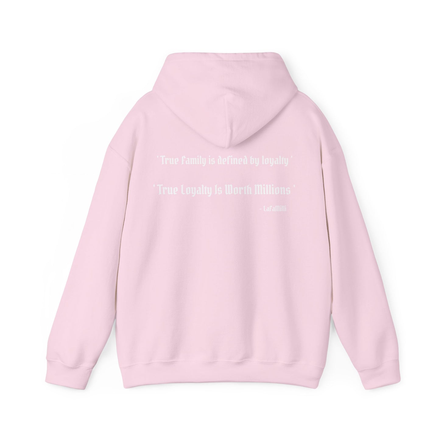 LaFaMilli Gothic Hoodie - ' True Loyalty Is Worth Millions '