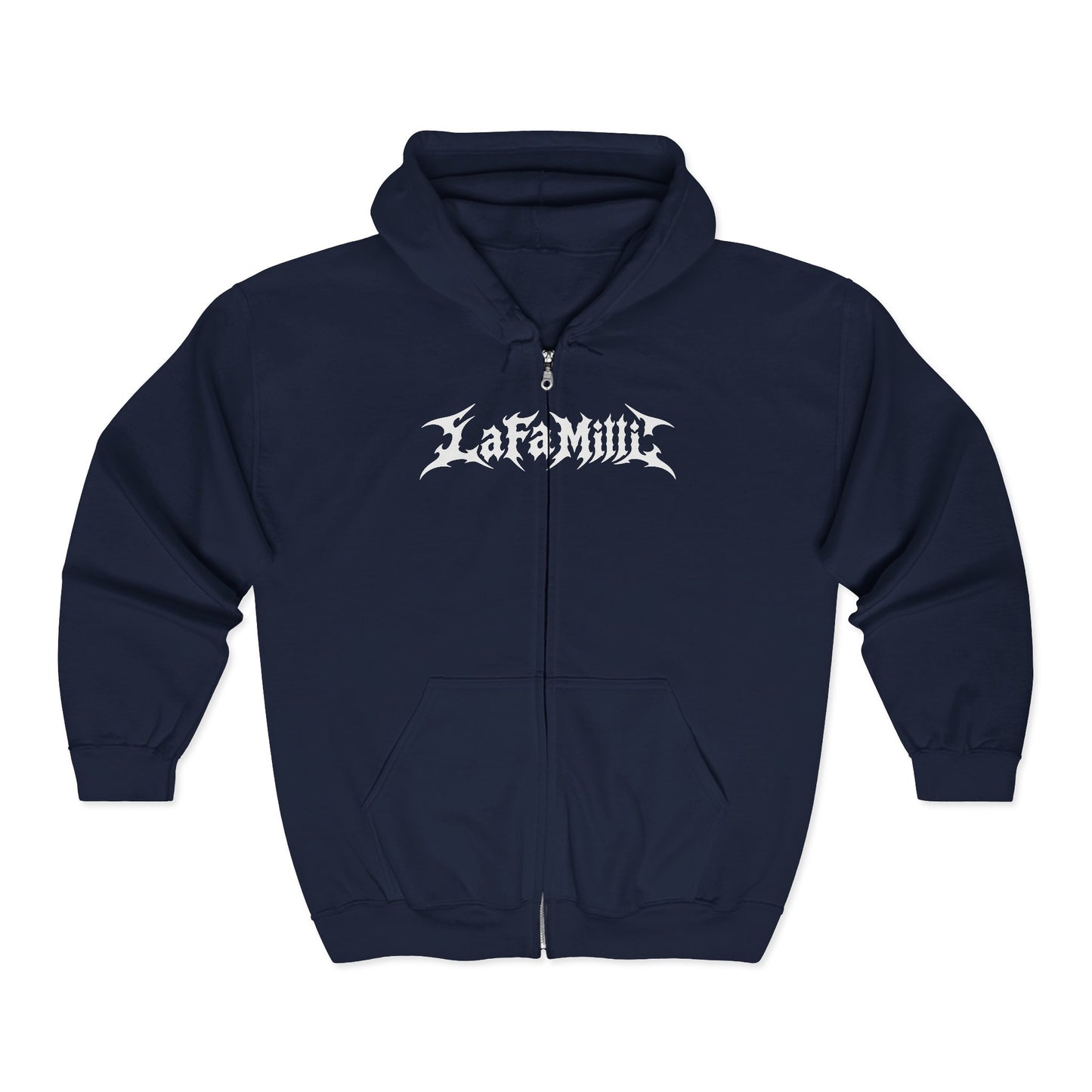 LaFaMilli Gothic Zip Hoodie — "True Loyalty Is Worth Millions"