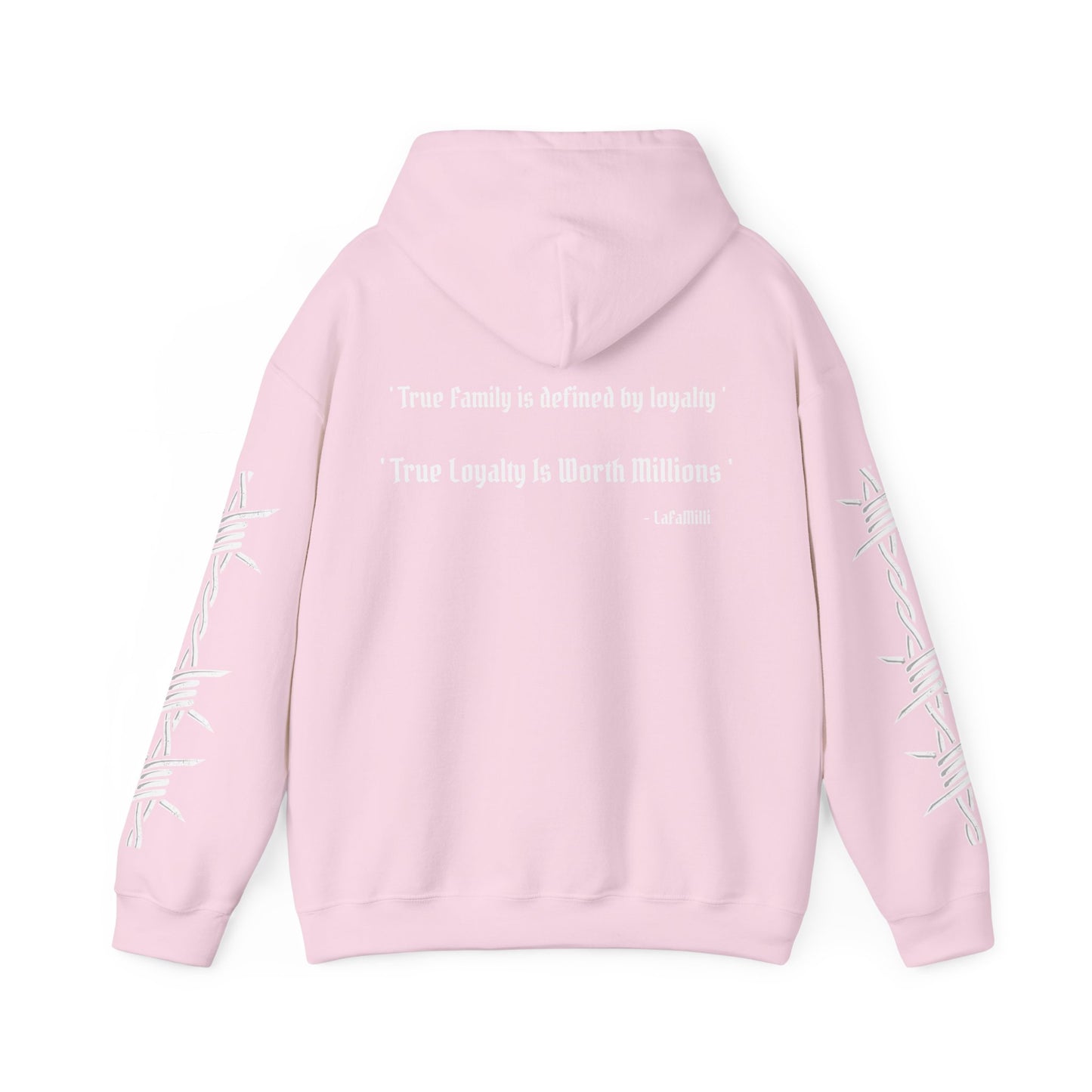 LaFaMilli Gothic Hoodie - ' True Loyalty Is Worth Millions '