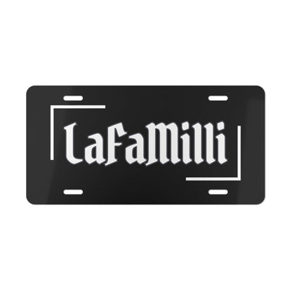 Vanity Plate - LaFaMilli