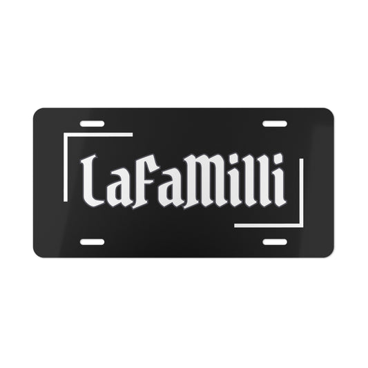 Vanity Plate - LaFaMilli