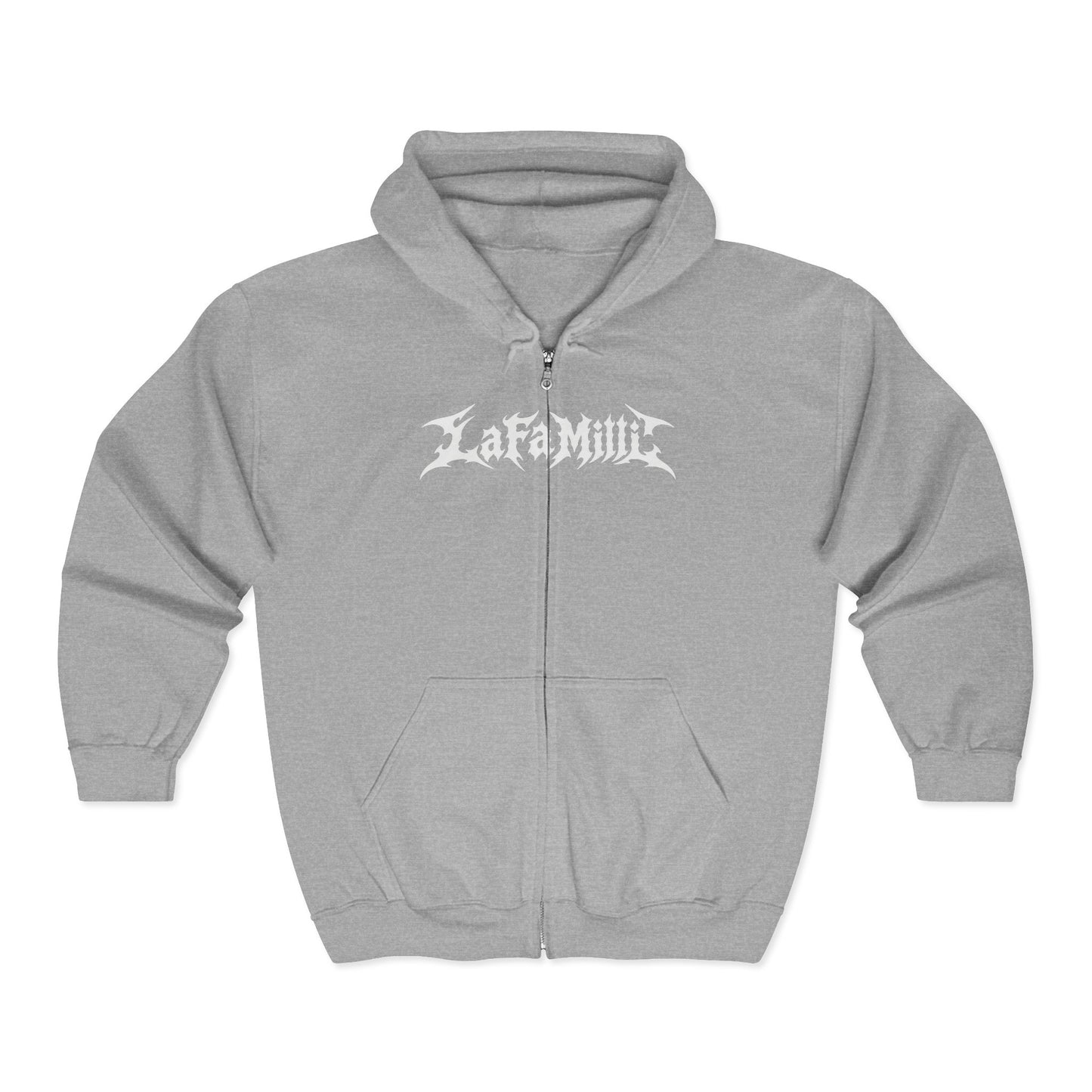 LaFaMilli Gothic Zip Hoodie — "True Loyalty Is Worth Millions"
