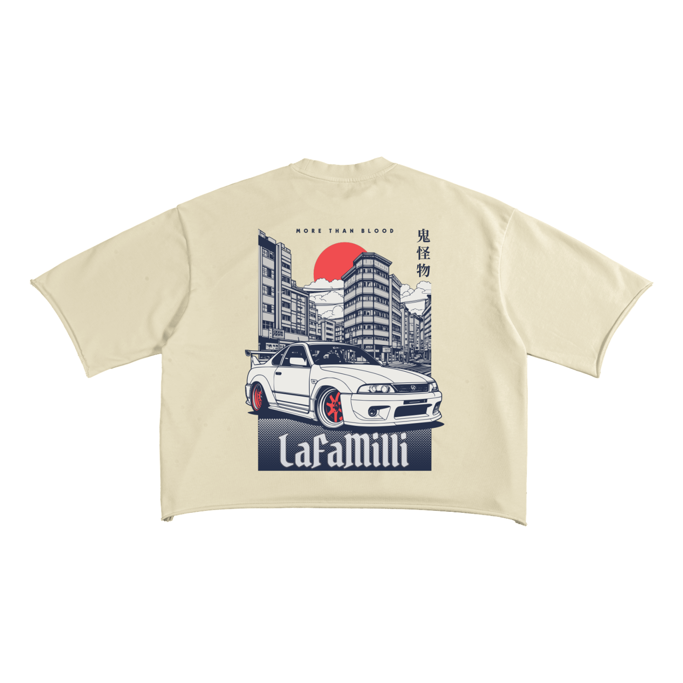 French Terry Raw Edge T-Shirt (GTR)