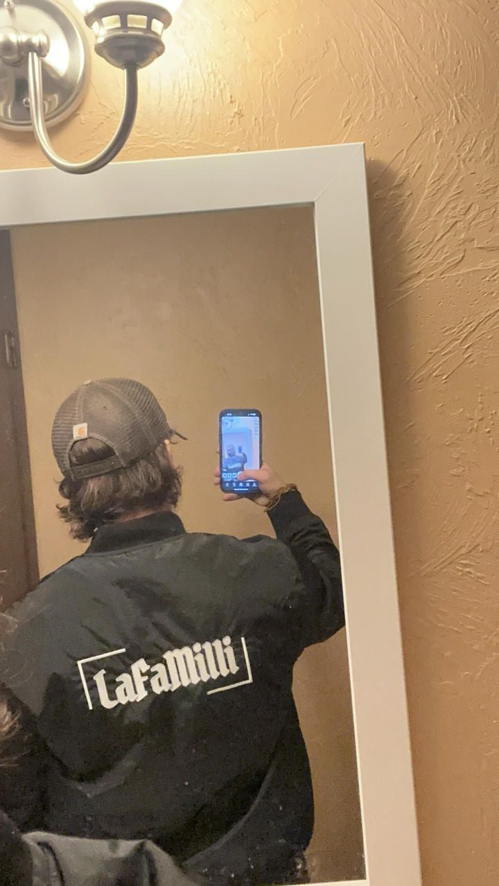 Embroidered LaFaMilli Bomber Jacket