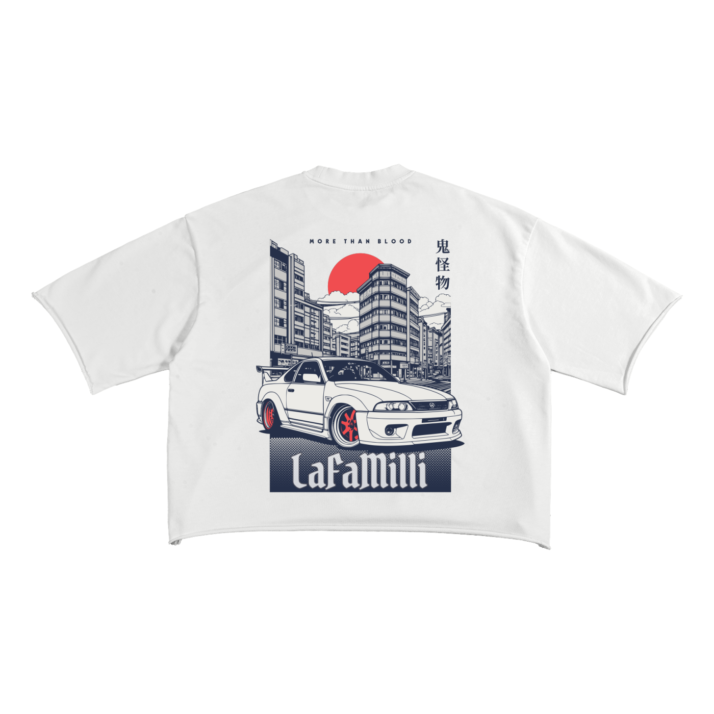 French Terry Raw Edge T-Shirt (GTR)