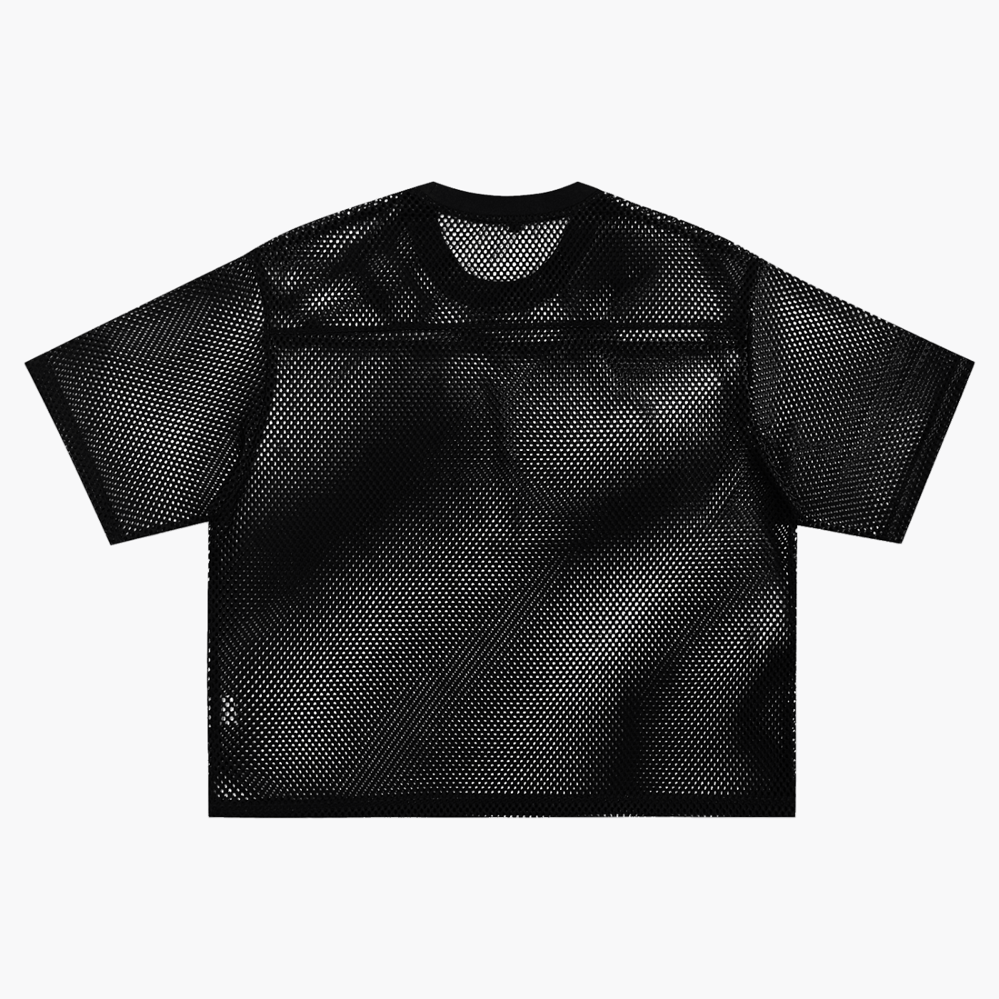 See-through Boxy Net Shirt