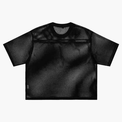 See-through Boxy Net Shirt
