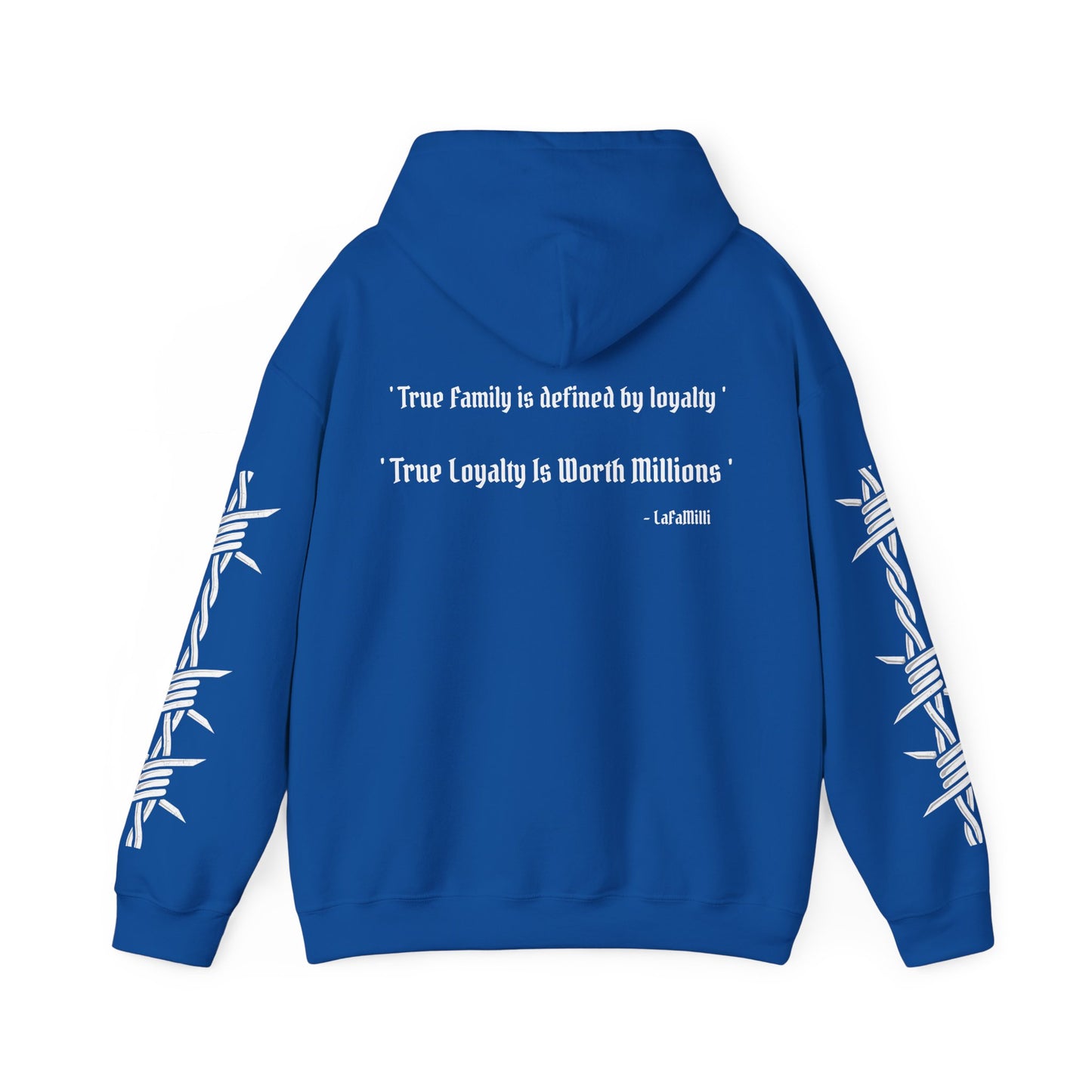 LaFaMilli Gothic Hoodie - ' True Loyalty Is Worth Millions '
