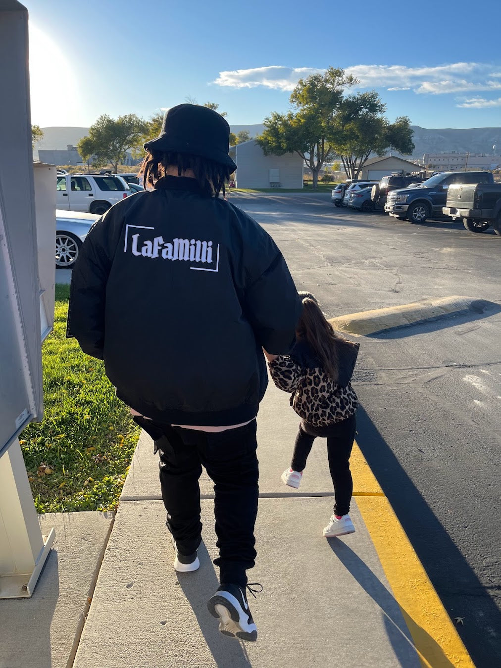 Embroidered LaFaMilli Bomber Jacket