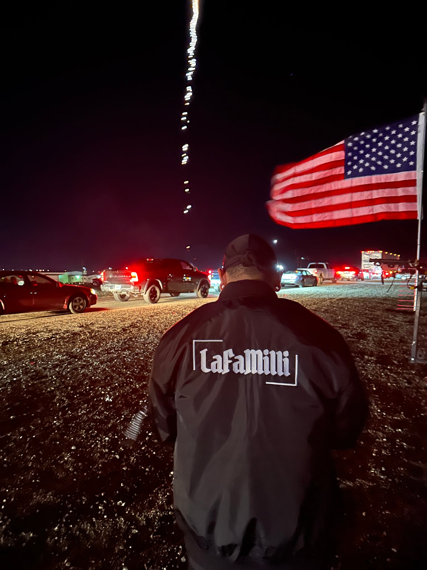 Embroidered LaFaMilli Bomber Jacket