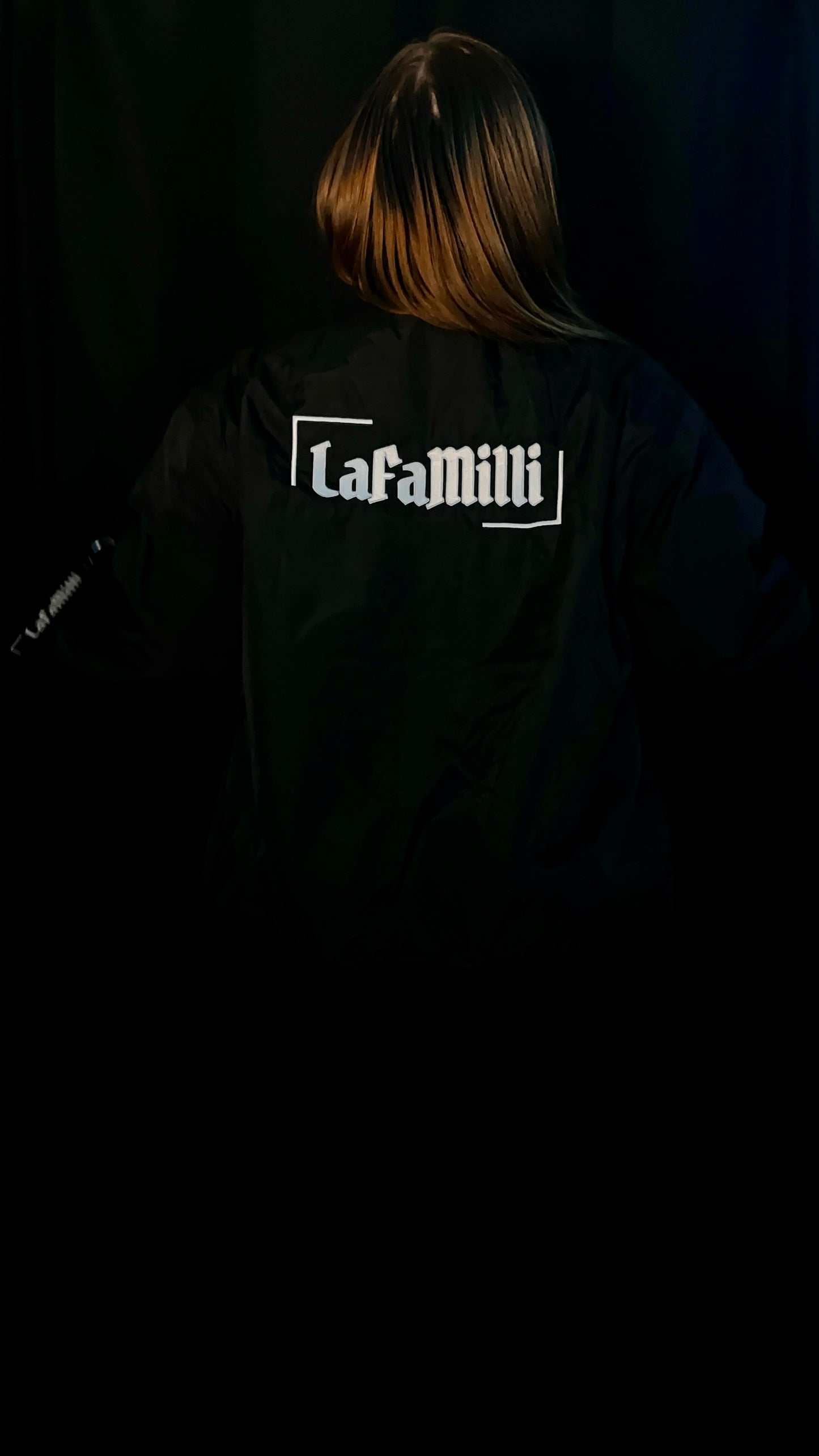 Embroidered LaFaMilli Bomber Jacket