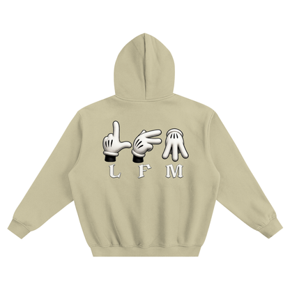 Fleeced "LFM" Boxy Hoodie