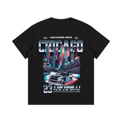 LaFaMilli Chicago Nascar Cotton T-Shirt
