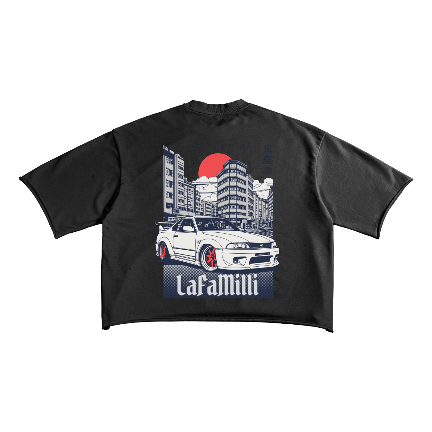 French Terry Raw Edge T-Shirt (GTR)