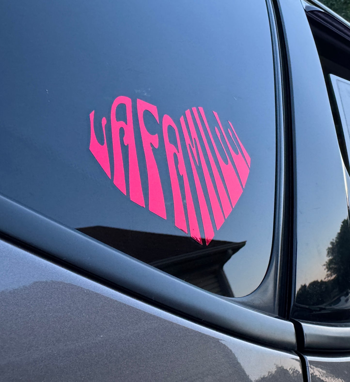 Heart Shaped Vinyl Sticker