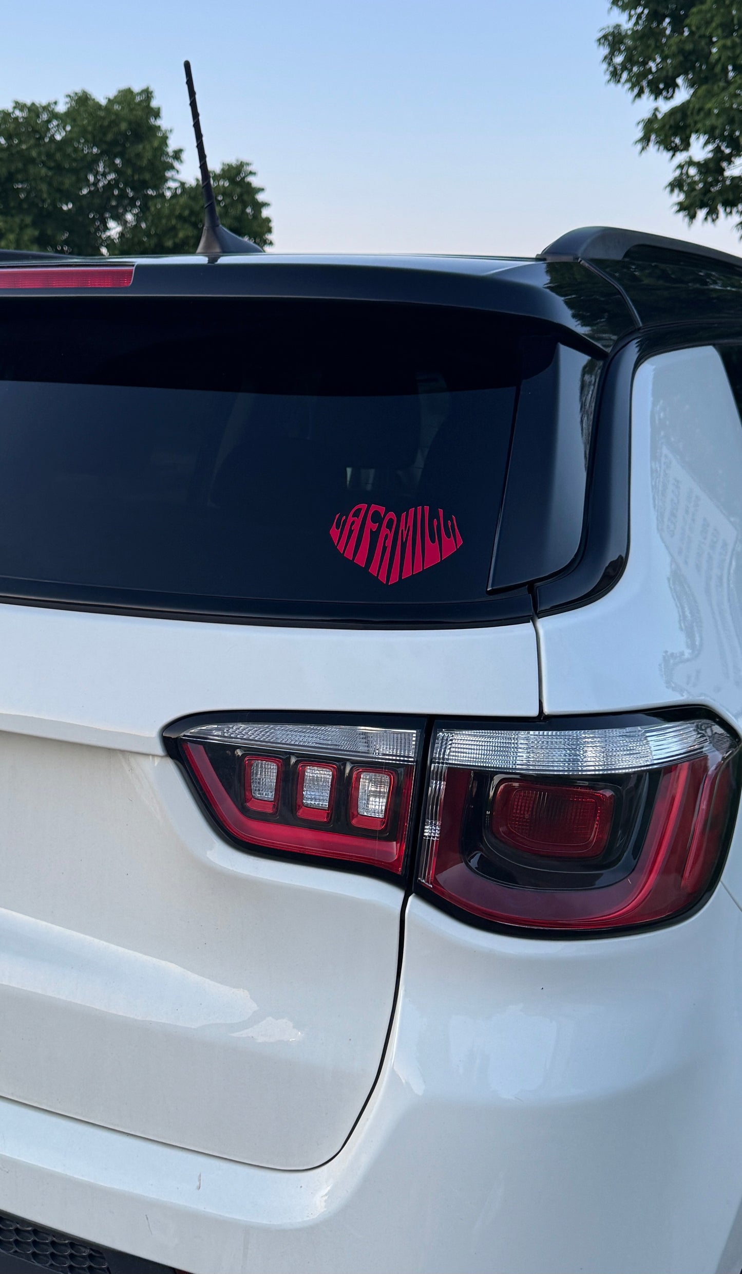 Heart Shaped Vinyl Sticker